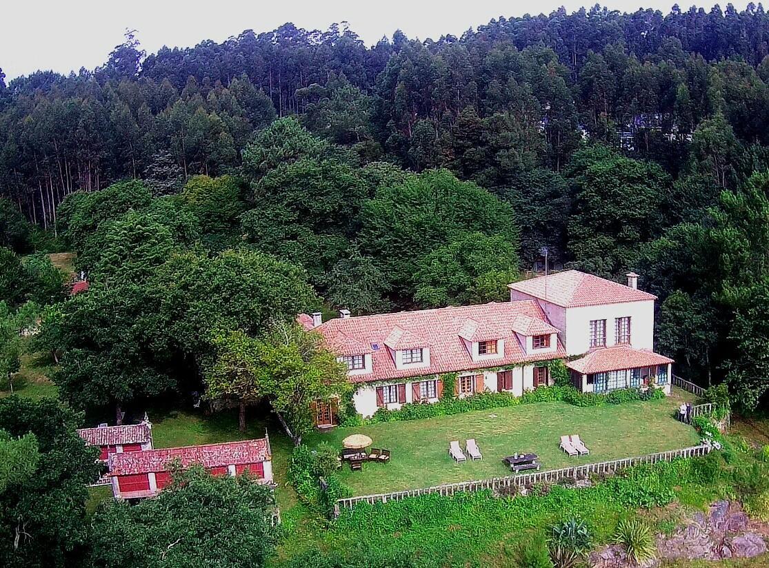 A Bouza Guest House Samieira Exterior foto